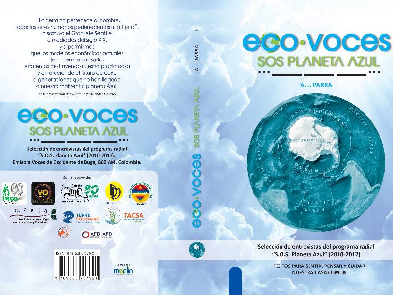 Portada del libro ECO-Voces SOS Planeta Azul