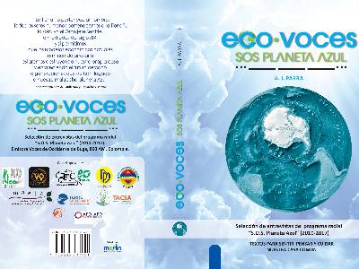 Portada del libro ECO-Voces SOS Planeta Azul